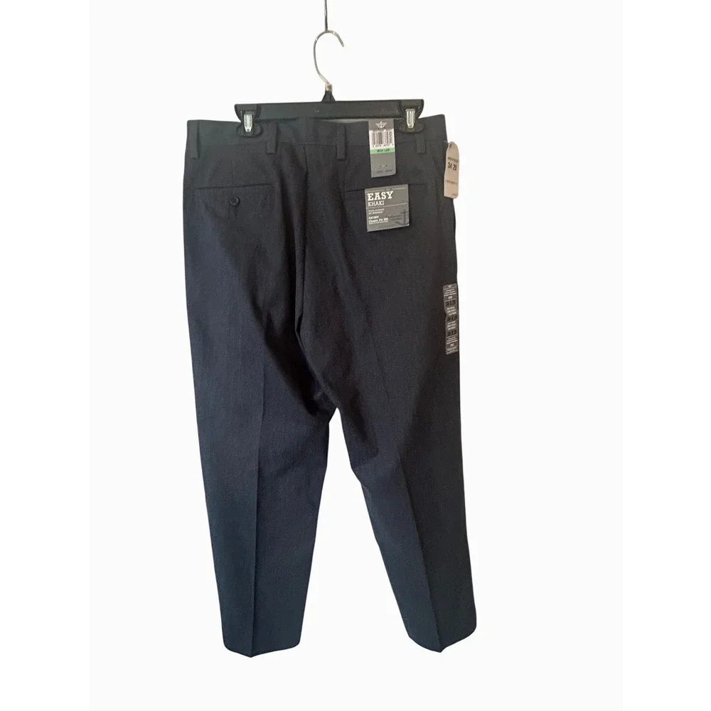 NWT Dockers Easy Khaki D3 Classic Fit‎ Flat Front Cool Effects Pants W34 L29